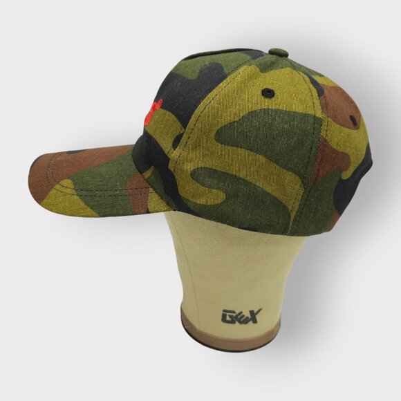 Halo Camo Adjustable Tuck Strap Camouflage Cap Hunting Trucker Baseball Hat - Picture 9 of 12